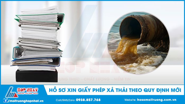 giấy phép xả thải theo quy định mới
