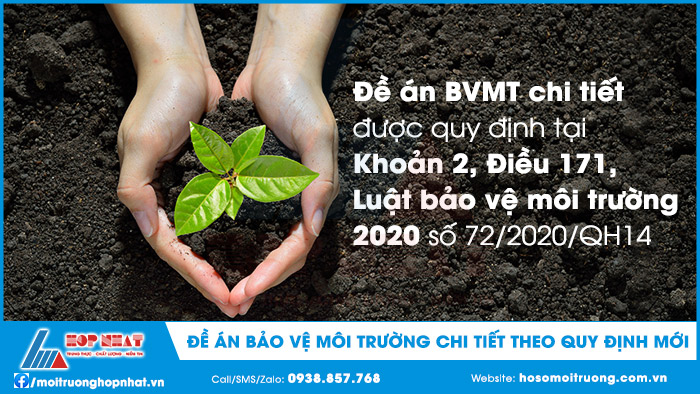 Đề án bảo vệ môi trường chi tiết theo Luật BVMT 2020