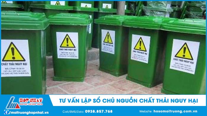 Lập sổ chủ nguồn chất thải nguy hại