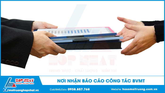 Nơi nhận báo cáo giám sát môi trường