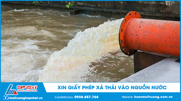 Đối tương xin giấy phép xả thải vào nguồn nước