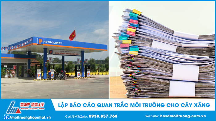 Báo cáo quan trắc môi trường cây xăng