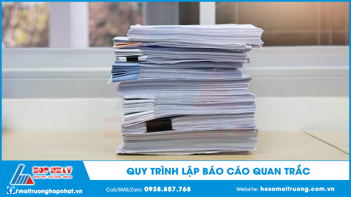 Quy trình lập báo cáo quan trắc môi trường không khí