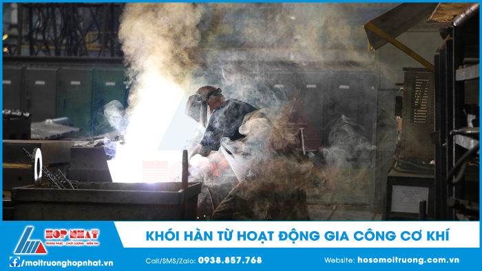 Khói hàn gia công cơ khí