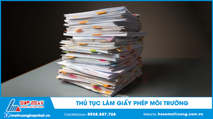 Thủ tục làm giấy phép môi trường