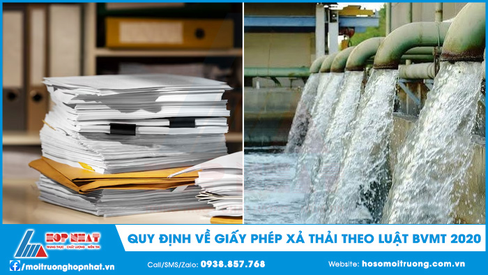 Giấy phép xả thải theo quy định mới