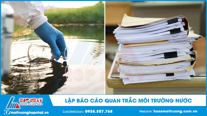 Lập báo cáo quan trắc môi trường nước