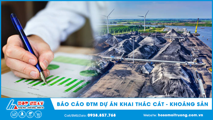 Báo cáo ĐTM dự án khai thác cát - Khoáng sản