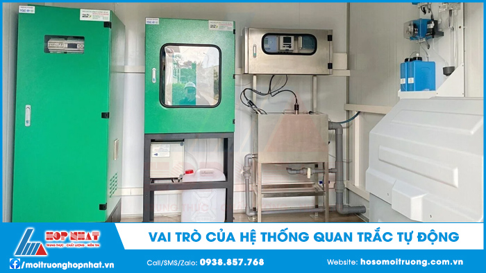 Vai trò của hệ thống quan trắc tự động
