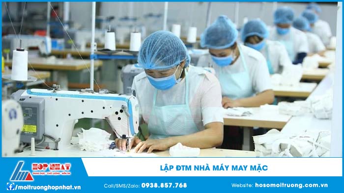 Lập ĐTM nhà máy may mặc