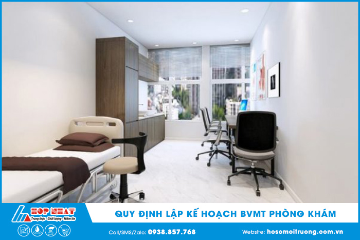 Lập kế hoạch BVMT phòng khám