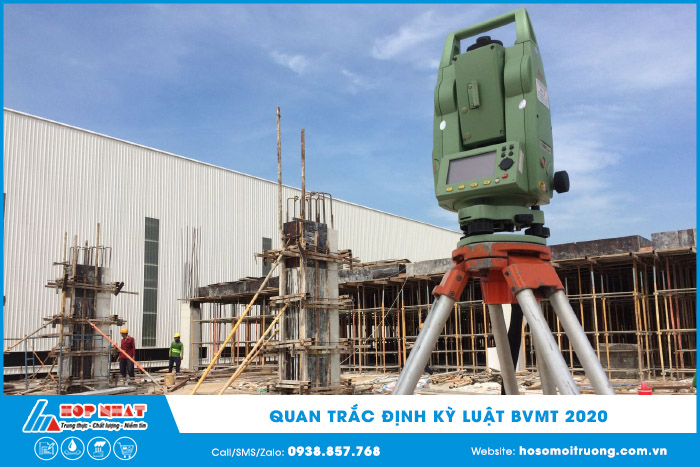 Quan trắc định kỳ luật BVMT 2020