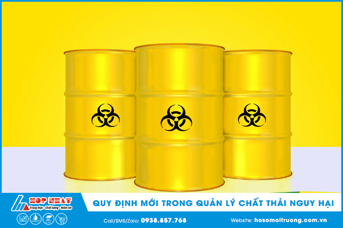 Quy định mới trong quản lý chất thải nguy hại