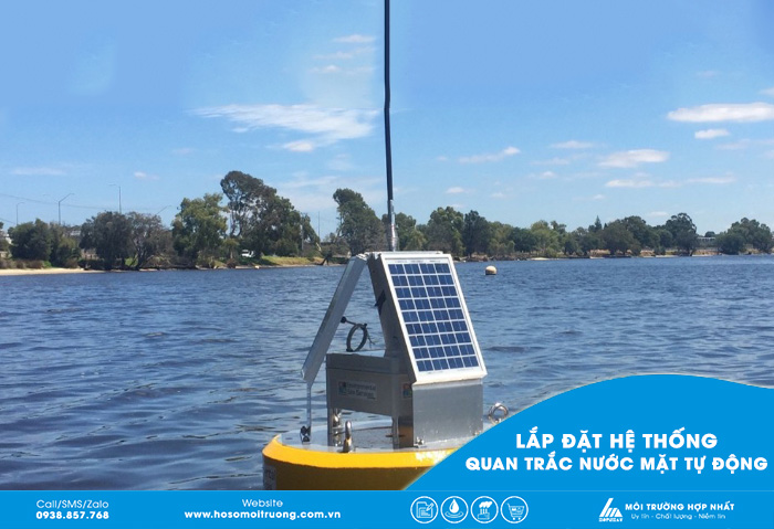 Lắp đặt hệ thống quan trắc nước mặt tự động