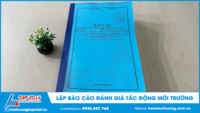 Lập báo cáo công tác bảo vệ môi trường