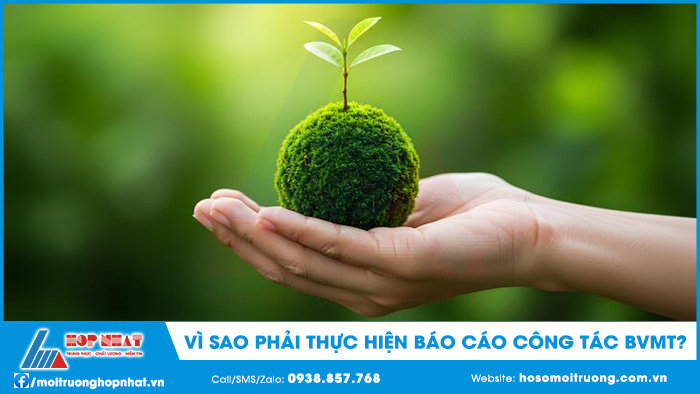 Lập báo cáo công tác bảo vệ môi trường