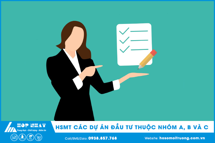 HSMT các dự án đầu tư nhóm A - B - C