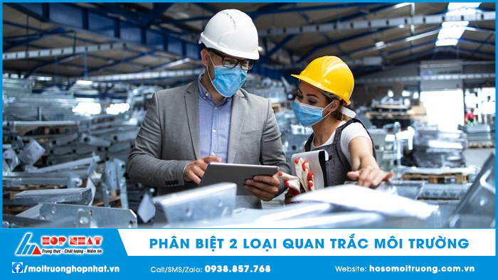 2 loại quan trắc môi trường