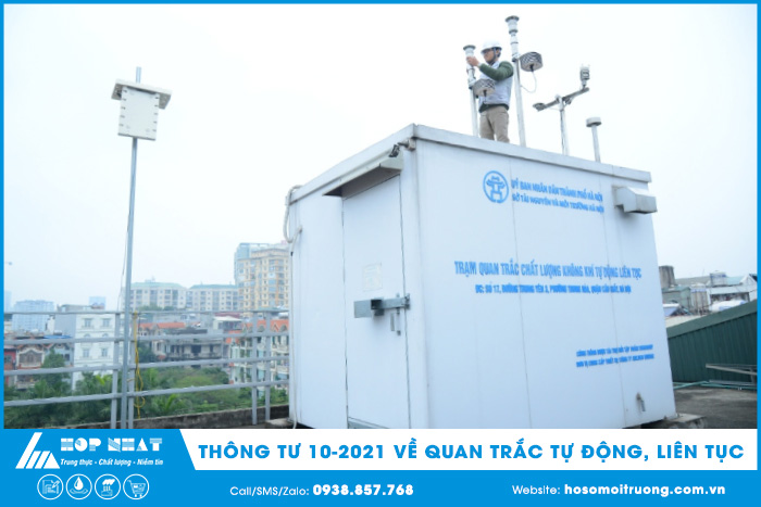 Thông tư 10-2021 về quan trắc tự động