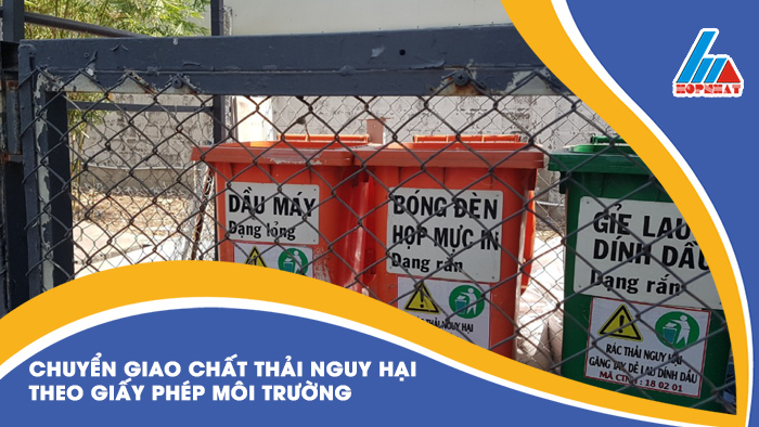 chuyển giao chất thải nguy hại theo GPMT
