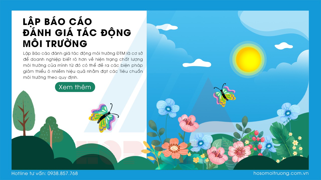 lập báo cáo đánh giá tác động môi trường