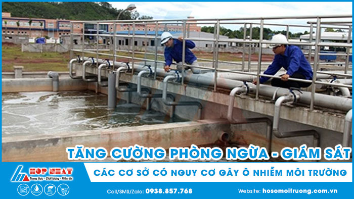 phòng ngừa, giám sát các cơ sở có nguy cơ gây ô nhiễm