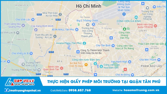giấy phép môi trường tại quận Tân Phú