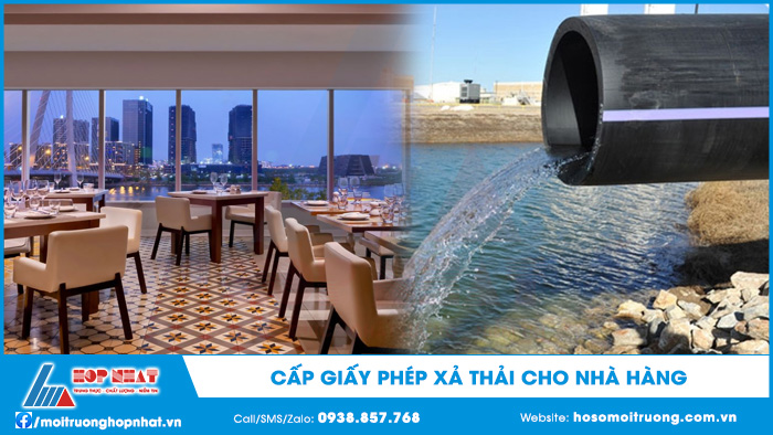 Giấy phép xả thải nhà hàng