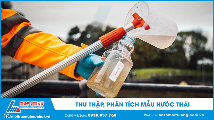 Thu thâp, phân tích mẫu nước thải