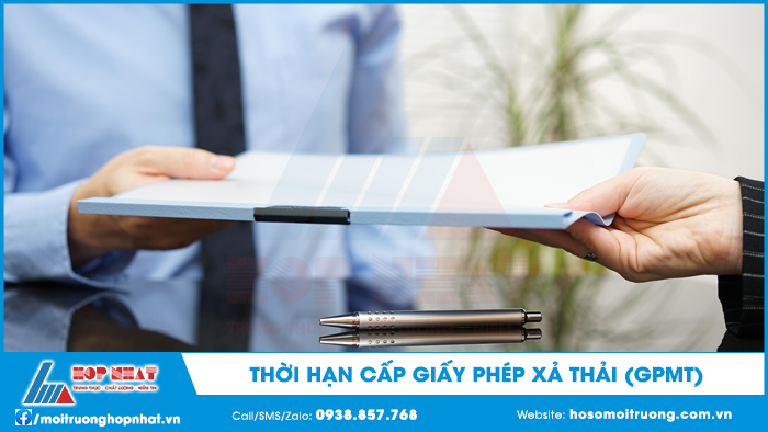 Thời hạn cấp giấy phép xả thải