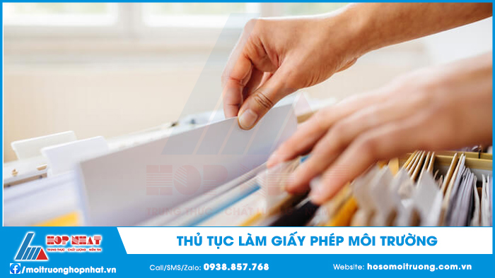 thủ tục làm giấy phép môi trường