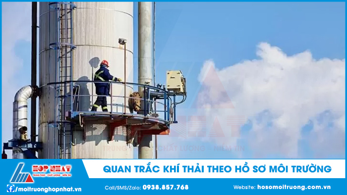 Thực hiện quan trắc khí thải theo hồ sơ môi trường