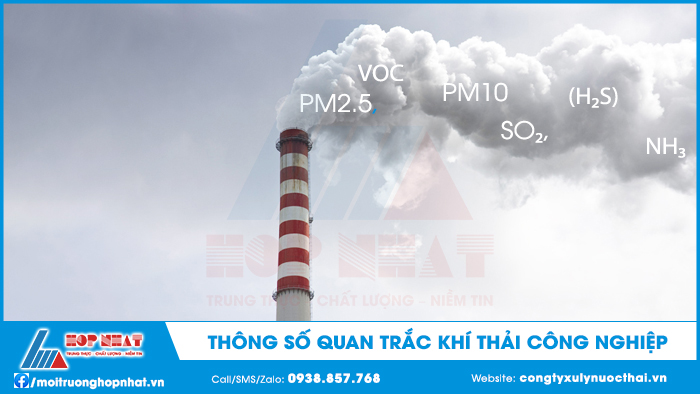 Thông số quan trắc khí thải công nghiệp