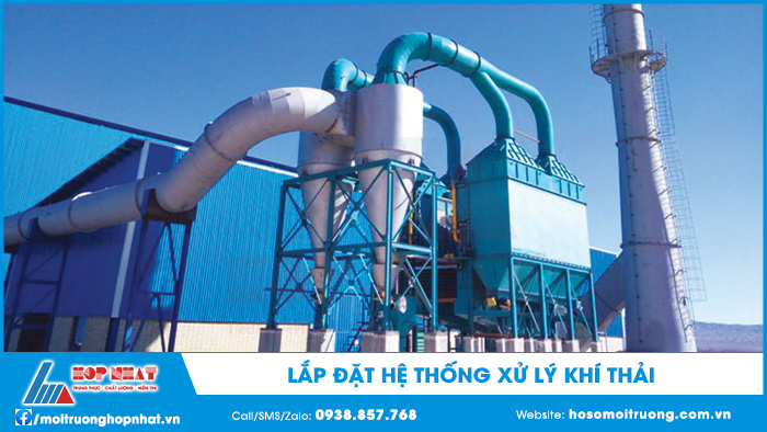 Lắp đặt hệ thống xử lý khí thải